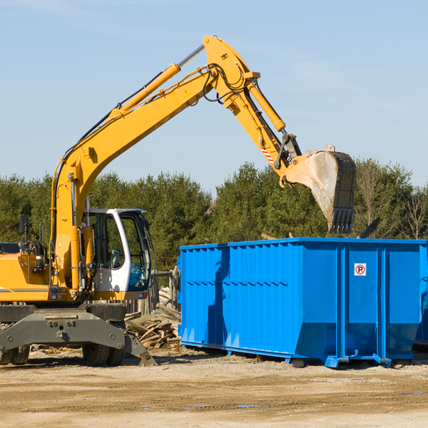 are there any restrictions on where a residential dumpster can be placed in Readlyn IA